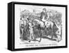 The Derby 1863 - Portrait of the Winner, 1863-John Tenniel-Framed Stretched Canvas