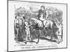 The Derby 1863 - Portrait of the Winner, 1863-John Tenniel-Mounted Giclee Print