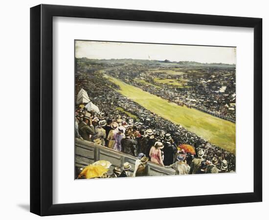 The Derby, 1922-Sir John Lavery-Framed Premium Giclee Print