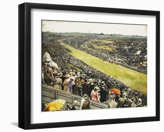 The Derby, 1922-Sir John Lavery-Framed Giclee Print