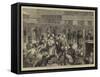 The Derby Day, a Sketch in the Betting Ring-Edward Frederick Brewtnall-Framed Stretched Canvas