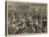 The Derby Day, a Sketch in the Betting Ring-Edward Frederick Brewtnall-Stretched Canvas