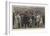 The Derby Day, Betting at Epsom, the Outsiders-Charles Green-Framed Giclee Print