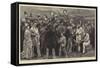 The Derby Day, Betting at Epsom, the Outsiders-Charles Green-Framed Stretched Canvas