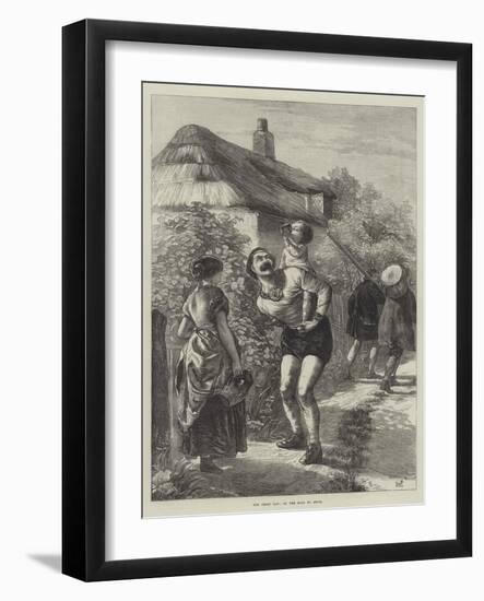 The Derby Day, on the Road to Epsom-null-Framed Giclee Print