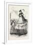 The Derby Day, Scenes by the Roadside and on the Downs: Crinoline on Stilts. Uk, 1860-null-Framed Giclee Print