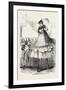 The Derby Day, Scenes by the Roadside and on the Downs: Crinoline on Stilts. Uk, 1860-null-Framed Giclee Print