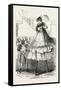 The Derby Day, Scenes by the Roadside and on the Downs: Crinoline on Stilts. Uk, 1860-null-Framed Stretched Canvas