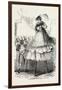 The Derby Day, Scenes by the Roadside and on the Downs: Crinoline on Stilts. Uk, 1860-null-Framed Giclee Print