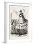 The Derby Day, Scenes by the Roadside and on the Downs: Crinoline on Stilts. Uk, 1860-null-Framed Giclee Print