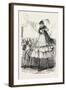 The Derby Day, Scenes by the Roadside and on the Downs: Crinoline on Stilts. Uk, 1860-null-Framed Giclee Print