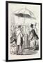 The Derby Day: Scenes by the Roadside and on the Downs: Try Your Lungs, Gentlemen! Uk, 1860-null-Framed Giclee Print