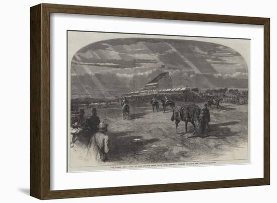 The Derby Day, View of the Course from Near The Corner, Looking Towards the Paddock-Frederick John Skill-Framed Giclee Print