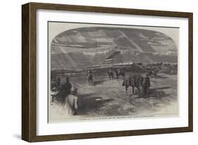 The Derby Day, View of the Course from Near The Corner, Looking Towards the Paddock-Frederick John Skill-Framed Giclee Print