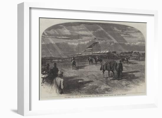 The Derby Day, View of the Course from Near The Corner, Looking Towards the Paddock-Frederick John Skill-Framed Giclee Print