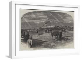 The Derby Day, View of the Course from Near The Corner, Looking Towards the Paddock-Frederick John Skill-Framed Giclee Print