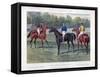 The Derby Favourites, 30 May 1896-John Sturgess-Framed Stretched Canvas