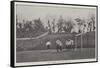 The Derby Goal in Danger-null-Framed Stretched Canvas