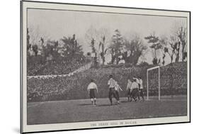 The Derby Goal in Danger-null-Mounted Giclee Print