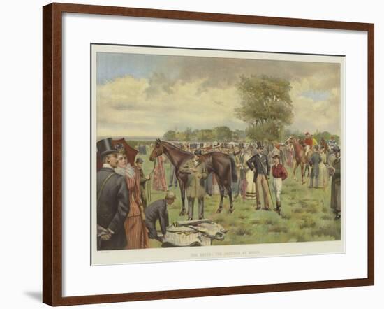 The Derby, the Paddock at Epsom-Isaac J. Cullin-Framed Giclee Print