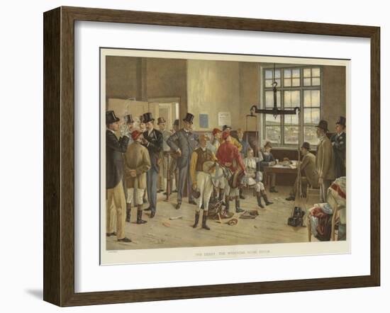 The Derby, the Weighing Room, Epsom-Isaac J. Cullin-Framed Giclee Print