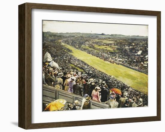 The Derby-Sir John Lavery-Framed Giclee Print