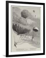 The Descent from a Balloon at the Alexandra Palace-null-Framed Giclee Print