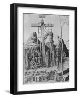 'The Descent from the Cross', 1475-Andrea Mantegna-Framed Giclee Print