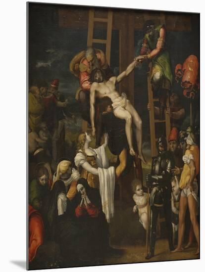 The Descent from the Cross, 1547-Pedro Machuca-Mounted Giclee Print