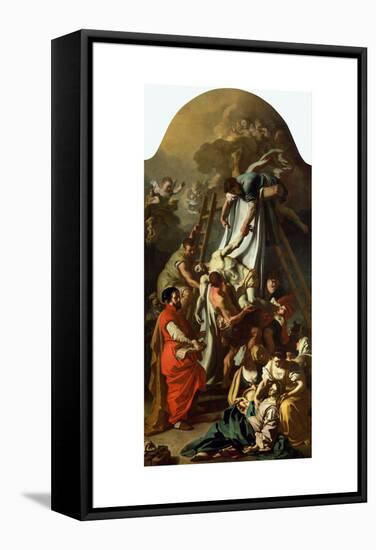 The Descent from the Cross, 1729-Francesco Solimena-Framed Stretched Canvas