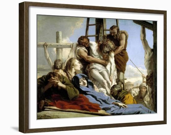 The Descent from the Cross, 1772-Giovanni Domenico Tiepolo-Framed Giclee Print