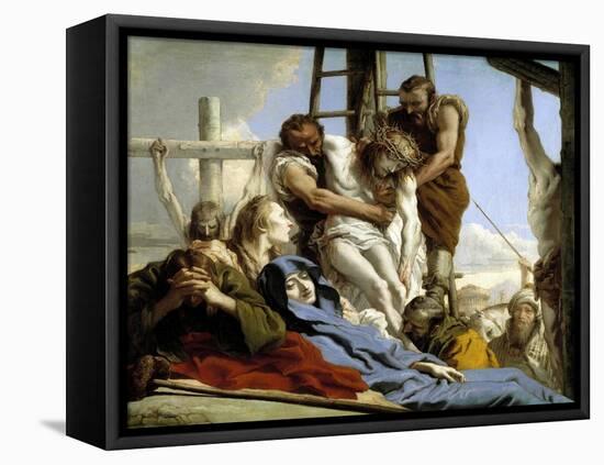 The Descent from the Cross, 1772-Giovanni Domenico Tiepolo-Framed Stretched Canvas