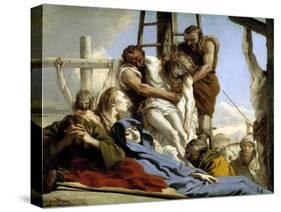 The Descent from the Cross, 1772-Giovanni Domenico Tiepolo-Stretched Canvas