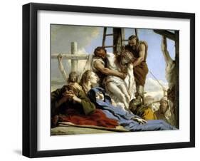 The Descent from the Cross, 1772-Giovanni Domenico Tiepolo-Framed Giclee Print