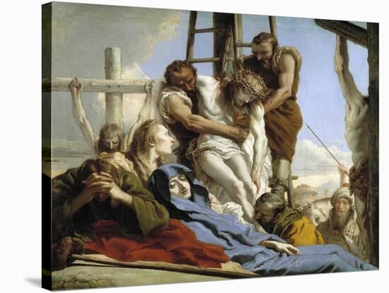 The Descent from the Cross, 1772-Giandomenico Tiepolo-Stretched Canvas