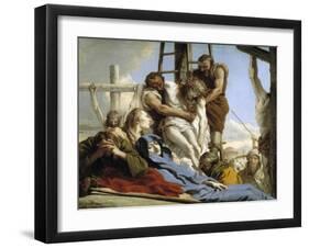 The Descent from the Cross, 1772-Giandomenico Tiepolo-Framed Giclee Print