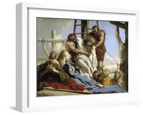 The Descent from the Cross, 1772-Giandomenico Tiepolo-Framed Giclee Print