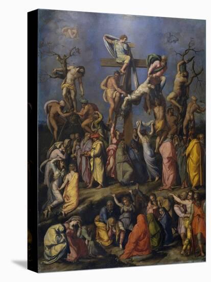 The Descent from the Cross, C. 1560-Alessandro Allori-Stretched Canvas