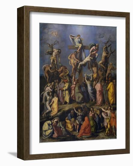 The Descent from the Cross, C. 1560-Alessandro Allori-Framed Giclee Print