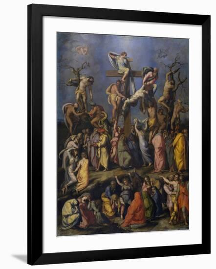 The Descent from the Cross, C. 1560-Alessandro Allori-Framed Giclee Print