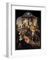 The Descent from the Cross, C1520-Jan Gossaert-Framed Giclee Print