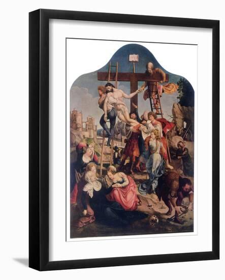 The Descent from the Cross, C1520-Jan Gossaert-Framed Giclee Print