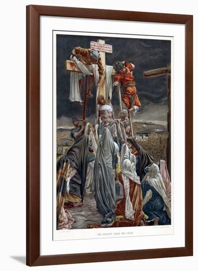 The Descent from the Cross, C1890-James Jacques Joseph Tissot-Framed Giclee Print