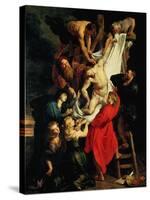 The Descent from the Cross. Central Panel, 1612-1614-Peter Paul Rubens-Stretched Canvas