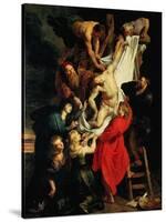 The Descent from the Cross. Central Panel, 1612-1614-Peter Paul Rubens-Stretched Canvas
