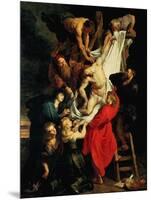 The Descent from the Cross. Central Panel, 1612-1614-Peter Paul Rubens-Mounted Giclee Print