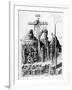 The Descent from the Cross (Engraving)-Andrea Mantegna-Framed Giclee Print