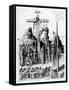 The Descent from the Cross (Engraving)-Andrea Mantegna-Framed Stretched Canvas