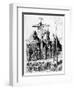 The Descent from the Cross (Engraving)-Andrea Mantegna-Framed Giclee Print