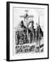 The Descent from the Cross (Engraving)-Andrea Mantegna-Framed Giclee Print